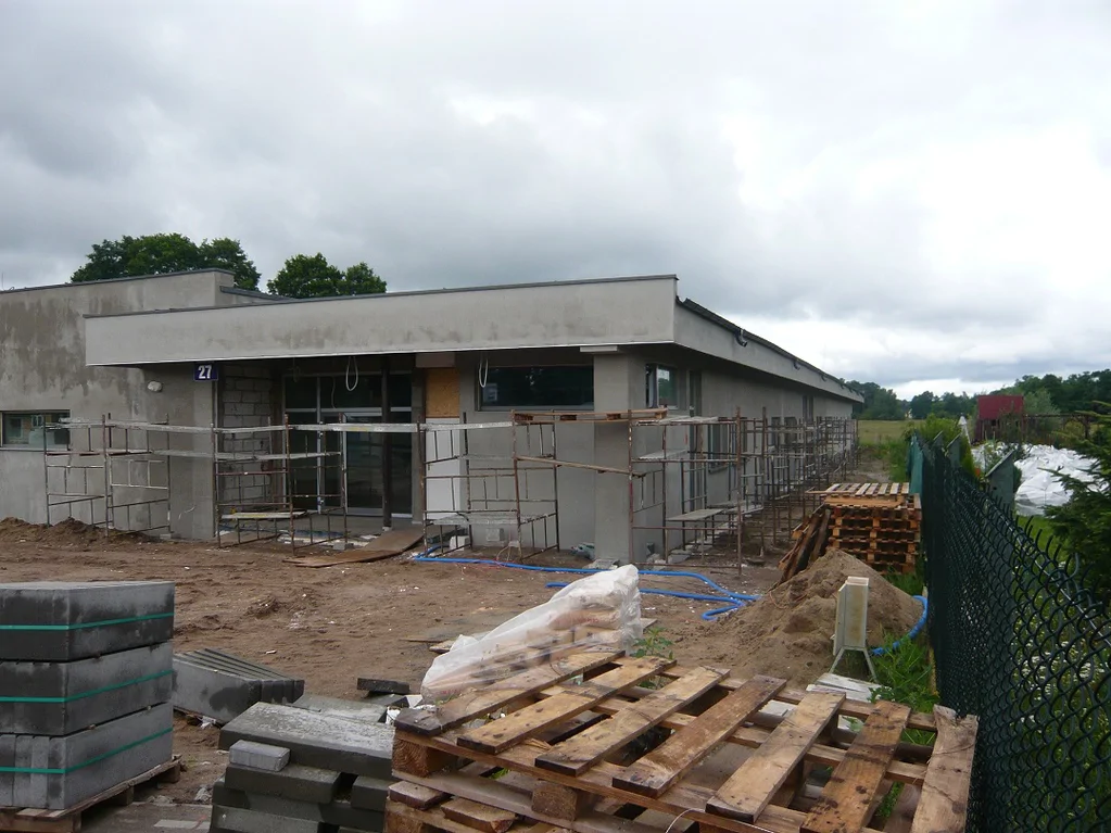 Budowa przedszkola, Elewacja