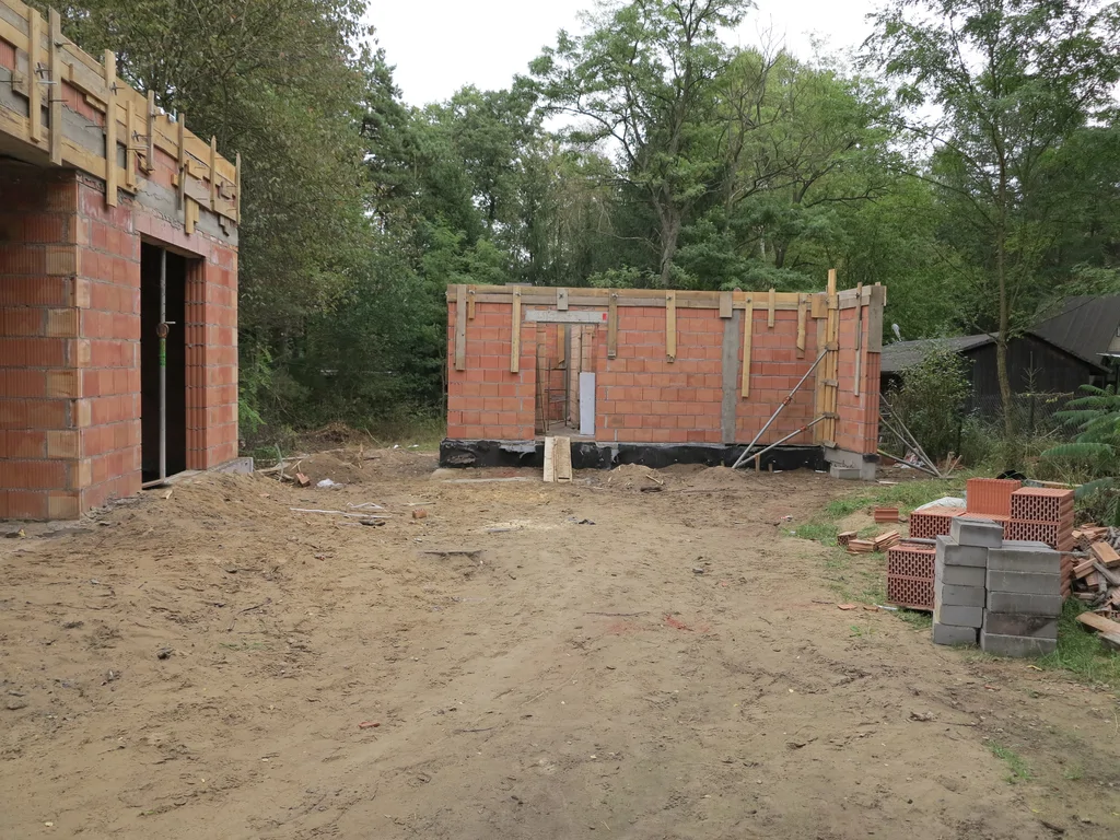 ściany parteru z Porotherm 