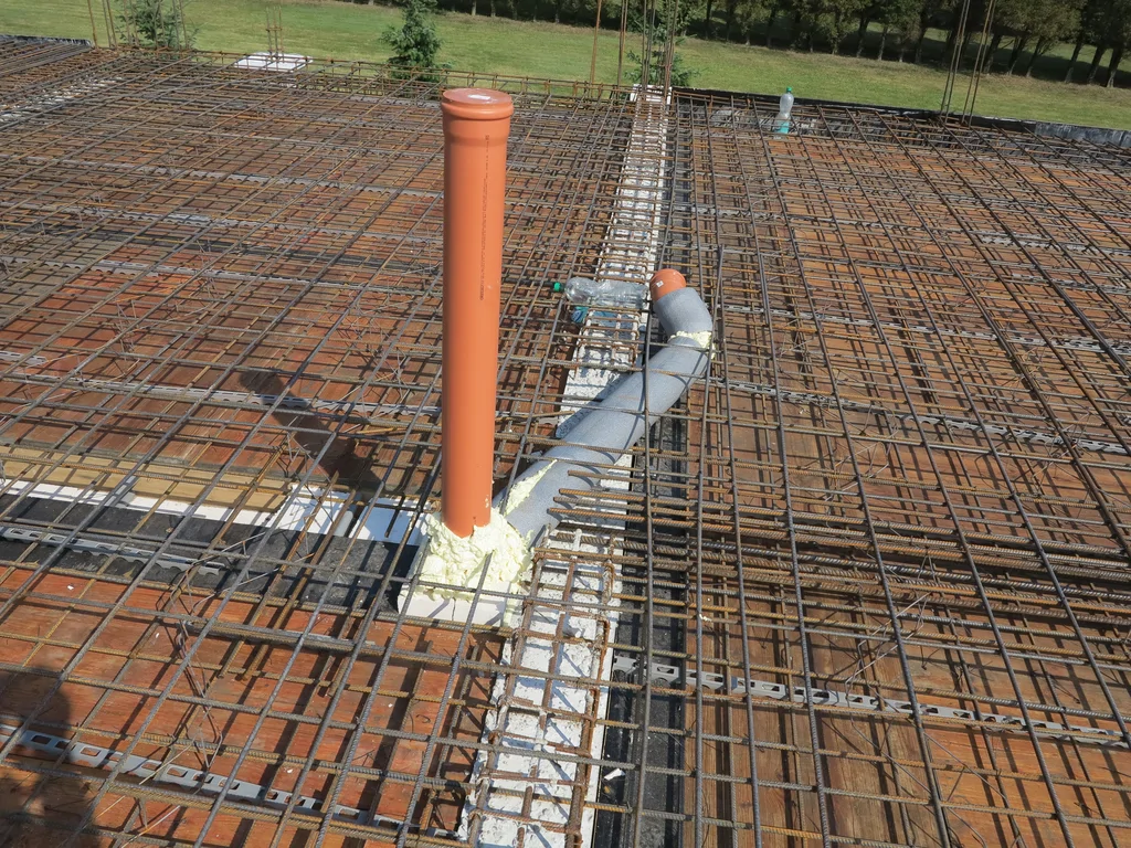 zbrojenie stropu parteru 