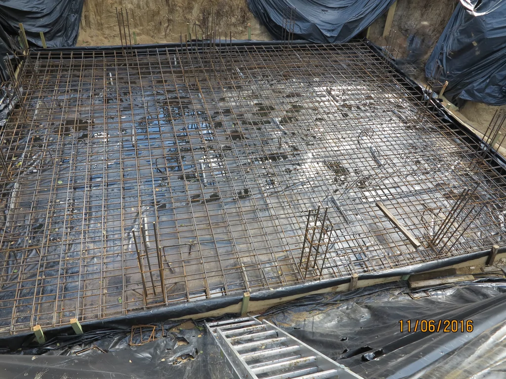 zbrojenie płyty piwnicy 