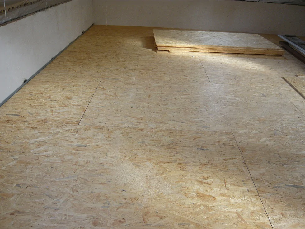 Strop stalowy, Płyty OSB