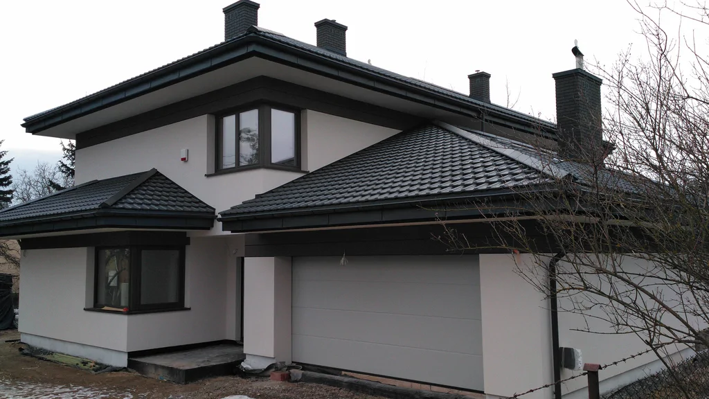 Nowoczesny dom jednorodzinny w standardzie deweloperskim