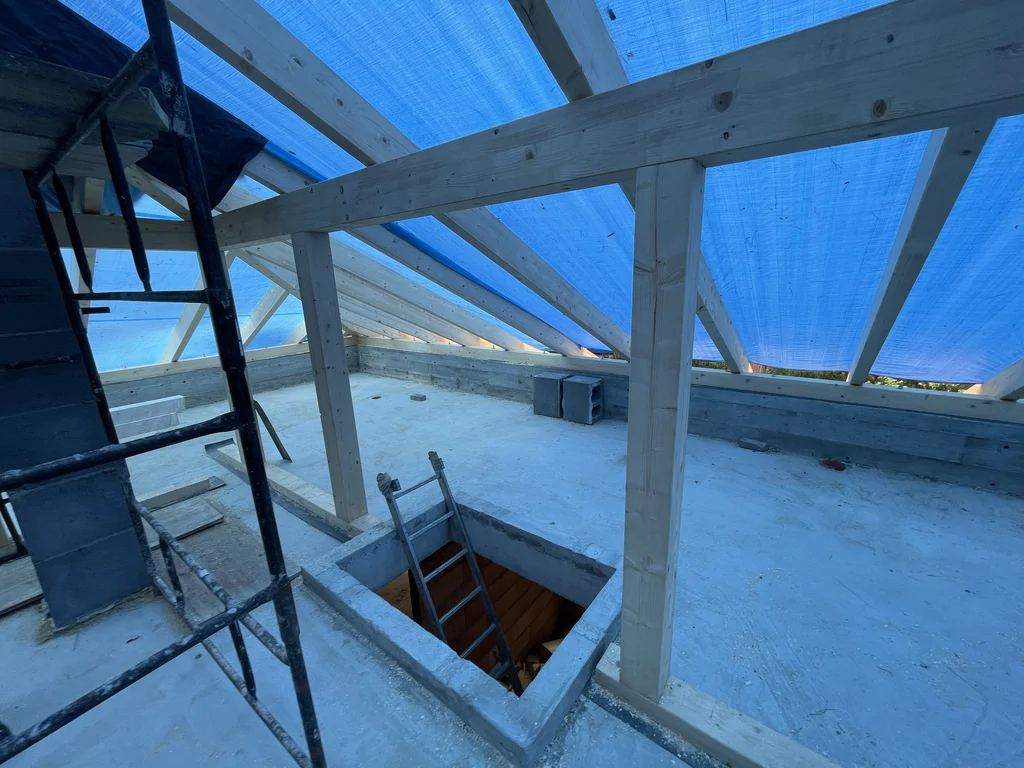 kanalizacja i instalacje , prace przygotowawcze przed wylaniem poziomu zero 